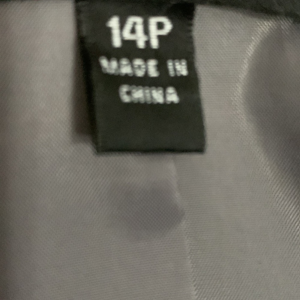 Suit Jacket - Gray - Size 14P - Picture 3 of 5